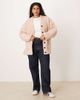 ASOS Curve ASOS DESIGN Curve multiply oversized cardigan in pink - 2