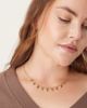 ASOS Curve ASOS DESIGN Curve necklace with heart charm detail in gold tone - 1