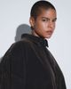 ASOS Curve ASOS DESIGN Curve oversized cord shirt mini dress in washed black - 2