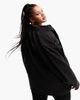 ASOS Curve ASOS DESIGN Curve oversized denim shacket in washed black - 2