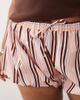 ASOS Curve ASOS DESIGN Curve oversized shorts in pink stripes - 3