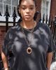 ASOS Curve ASOS DESIGN Curve oversized T-shirt in washed charcoal-Gray - 1