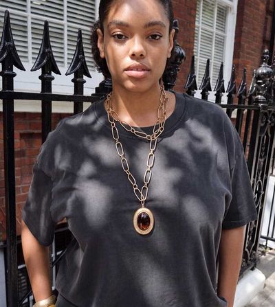ASOS Curve ASOS DESIGN Curve oversized T-shirt in washed charcoal-Gray