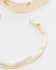ASOS Curve ASOS DESIGN Curve pack of 2 simple cuff bracelets in gold tone - 3