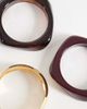 ASOS Curve ASOS DESIGN Curve pack of 3 resin bangles-Multi - 2