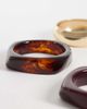ASOS Curve ASOS DESIGN Curve pack of 3 resin bangles-Multi - 3