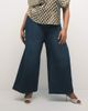 ASOS Curve ASOS DESIGN Curve palazzo jeans in dark mid wash-Blue - 2