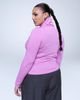 ASOS Curve ASOS DESIGN Curve peached feel turtle neck second skin top in bright pink - 2