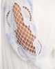 ASOS Curve ASOS DESIGN Curve pleated babydoll mini dress with oversized cutwork sleeve in white - 2