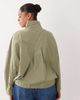 ASOS Curve ASOS DESIGN Curve pocket detail windbreaker in khaki-Green - 4