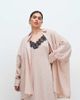 ASOS Curve ASOS DESIGN Curve poplin oversized shirt dress in pink stripe - part of a set-Multi - 1