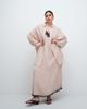 ASOS Curve ASOS DESIGN Curve poplin oversized shirt dress in pink stripe - part of a set-Multi - 2