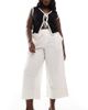 ASOS Curve ASOS DESIGN Curve poplin pants in white dot - 1