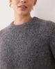 ASOS Curve ASOS DESIGN Curve premium alpaca blend T-shirt in mid gray - 2