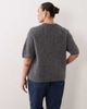 ASOS Curve ASOS DESIGN Curve premium alpaca blend T-shirt in mid gray - 4