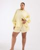 ASOS Curve ASOS DESIGN Curve pull on shorts in yellow gingham - 1