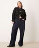 ASOS Curve ASOS DESIGN Curve rhinestone bow front cardigan in black - 2