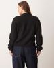 ASOS Curve ASOS DESIGN Curve rhinestone bow front cardigan in black - 4