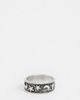 ASOS Curve ASOS DESIGN Curve ring with star and moon detail in burnished silver tone - 1