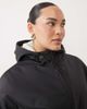 ASOS Curve ASOS DESIGN Curve rubberized shower resistant bomber jacket in black - 4