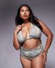 ASOS Curve ASOS DESIGN Curve Sarah high waist bikini bottom in scarf print-Multi - 4