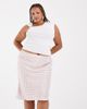 ASOS Curve ASOS DESIGN Curve satin 90s bias cut skirt in pink polka dot print - 3