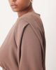 ASOS Curve ASOS DESIGN Curve satin bias cut bust detail maxi slip dress in deep taupe-Brown - 2