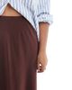 ASOS Curve ASOS DESIGN Curve satin bias maxi skirt in chocolate-Brown - 2