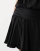 ASOS Curve ASOS DESIGN Curve satin high neck dropped waist flippy mini dress in black - 3