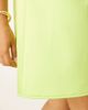 ASOS Curve ASOS DESIGN Curve satin mini skirt in lime green - part of a set - 2