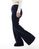 ASOS Curve ASOS DESIGN Curve sculpting super stretch flare jeans in dark blue - 2