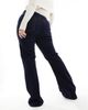 ASOS Curve ASOS DESIGN Curve sculpting super stretch flare jeans in dark blue - 3