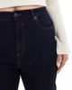 ASOS Curve ASOS DESIGN Curve sculpting super stretch flare jeans in dark blue - 4