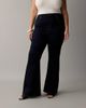 ASOS Curve ASOS DESIGN Curve sculpting super stretch flare jeans in rinse-Navy - 4