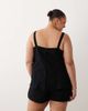 ASOS Curve ASOS DESIGN Curve short cami romper in black - 4