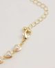 ASOS Curve ASOS DESIGN Curve short necklace with mini hearts with faux pearls in gold tone - 3