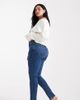 ASOS Curve ASOS DESIGN Curve skinny jeans in mid blue - 1