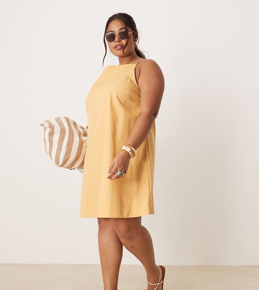 asos curve gold dress Adelyn Rae multi-tone sequin dress for evening wear