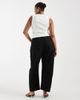 ASOS Curve ASOS DESIGN Curve slim barrel jean in black - 3