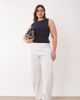ASOS Curve ASOS DESIGN Curve slim barrel jeans in white - 1