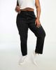 ASOS Curve ASOS DESIGN Curve slim fit comfort mom jeans in washed black - 2
