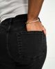 ASOS Curve ASOS DESIGN Curve slim fit comfort mom jeans in washed black - 3
