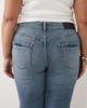 ASOS Curve ASOS DESIGN Curve slim fit mom jeans in authentic mid wash-Blue - 4