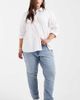 ASOS Curve ASOS DESIGN Curve slim fit mom jeans in mid blue - 1