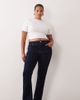 ASOS Curve ASOS DESIGN Curve slim pencil heel jeans in rinse-Navy - 1