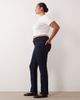 ASOS Curve ASOS DESIGN Curve slim pencil heel jeans in rinse-Navy - 3