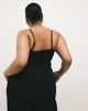 ASOS Curve ASOS DESIGN Curve slinky twill curved bust cami top in black - 3