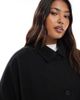 ASOS Curve ASOS DESIGN Curve slouchy formal harrington jacket in black-Neutral - 2