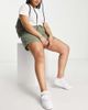 ASOS Curve ASOS DESIGN Curve slouchy mom short in washed khaki-Green - 4