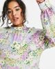 ASOS Curve ASOS DESIGN Curve smock jumpsuit in bright summer floral print-Multi - 3
